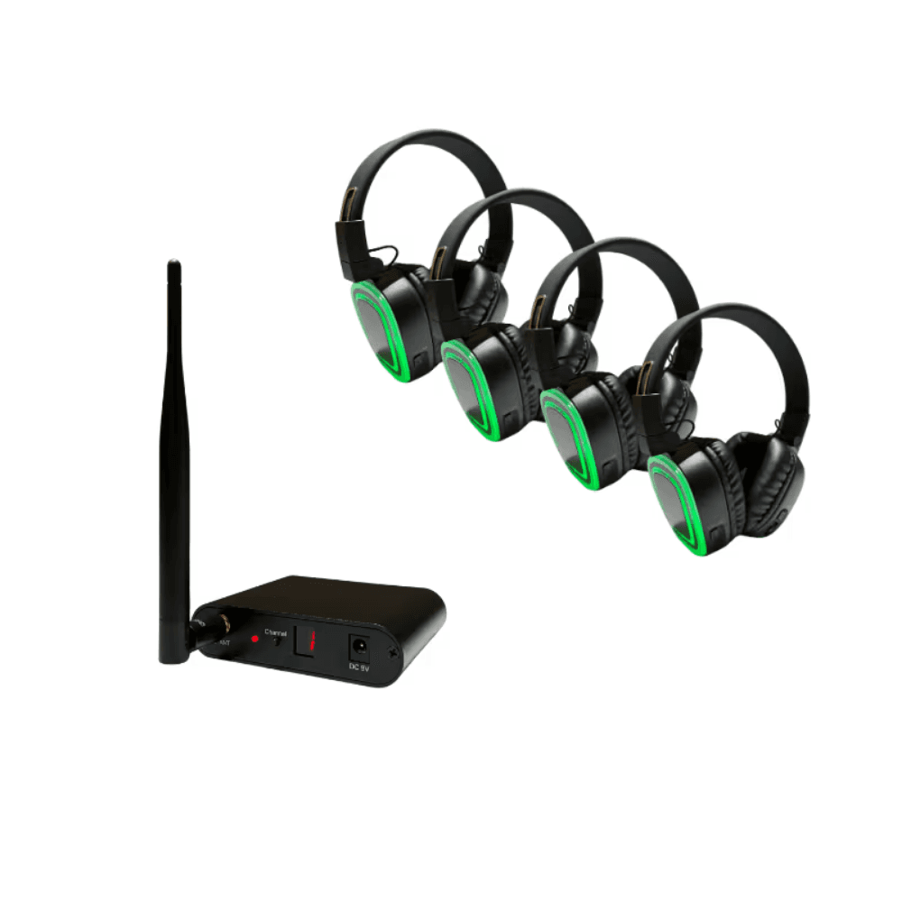 Silent Disco 派對套組
無線耳機 發射器 套組