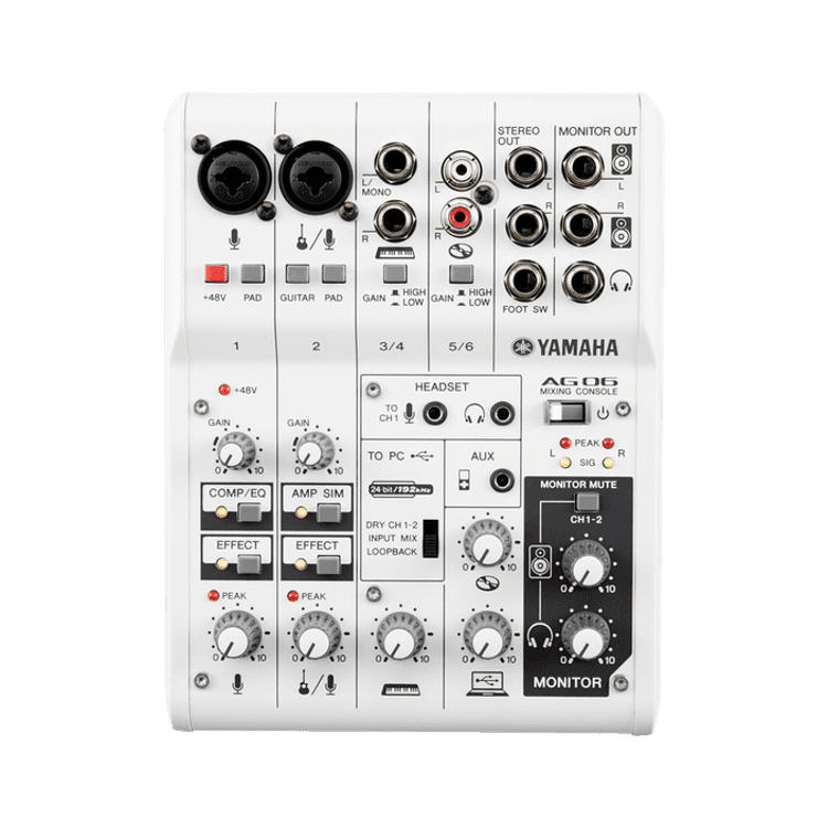 Yamaha AG06 錄音介面/混音器